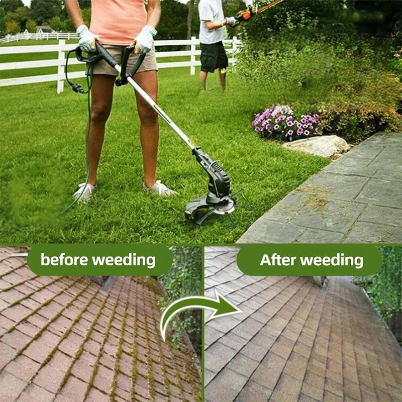 6Inch Steel Wire Wheel Head Upgraded Grass Trimmer Head Universal Weed Brush Removal Moss Rust for Battery Mower 3/6 Claws